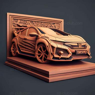 3D модель Honda Civic Type R (STL)